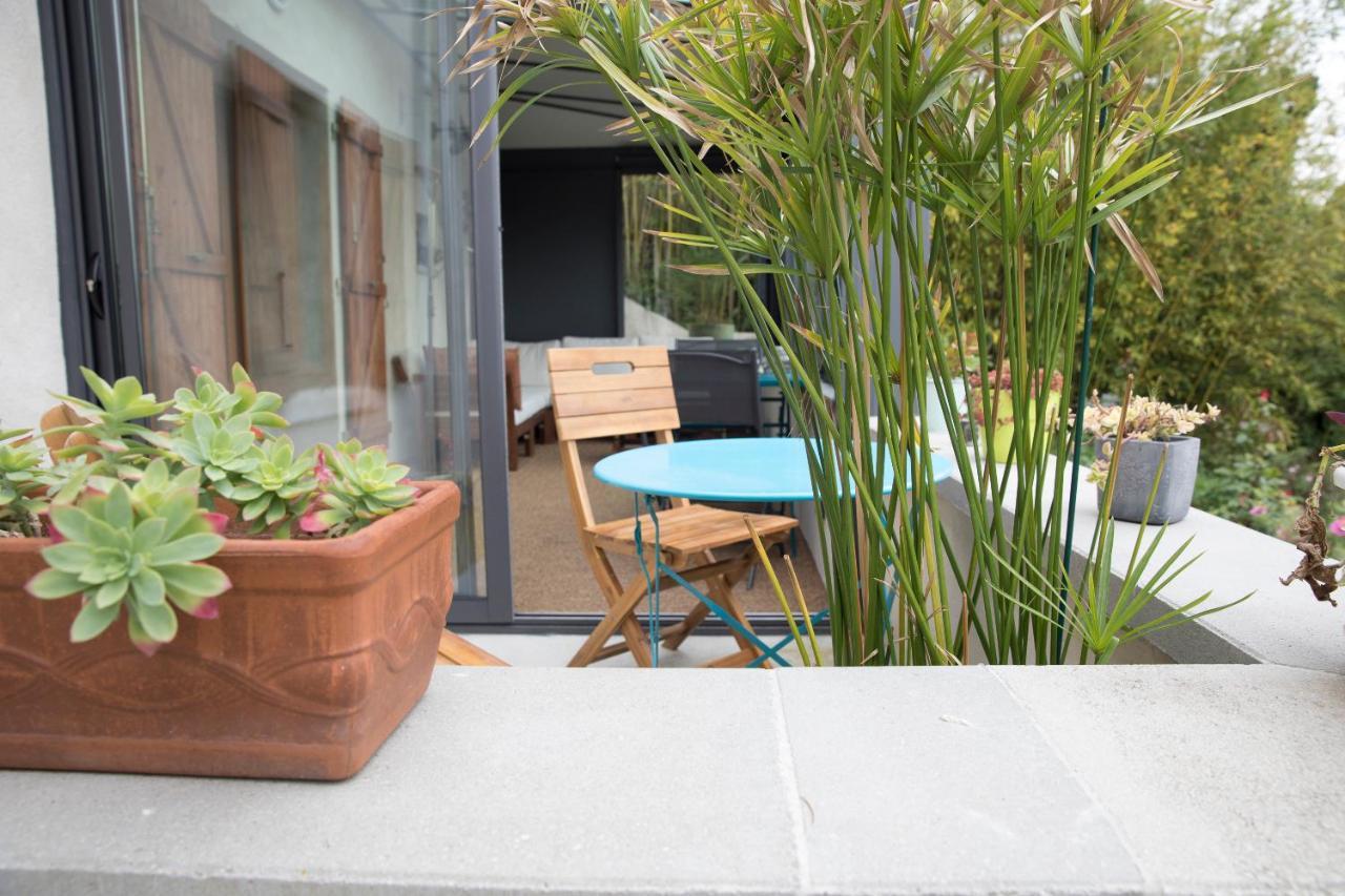 Agreable Logement Independant Avec Veranda Vienne  Exterior foto